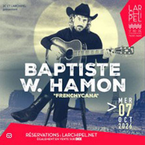 Baptiste W. Hamon Concert L'Archipel Paris 2026