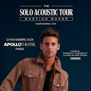 Bastian Baker en concert à l'Apollo Théâtre en 2024