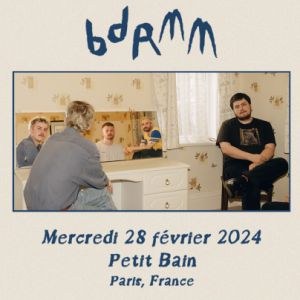 Bdrmm en concert au Petit Bain en février 2024
