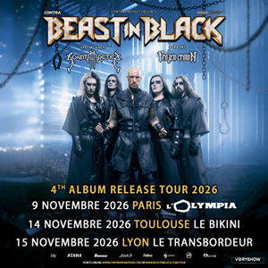 Beast In Black en concert L'Olympia en novembre 2026