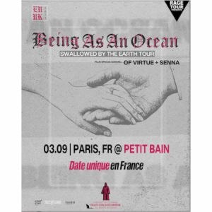 Being As An Ocean + Of Virtue + Senna en concert au Petit Bain