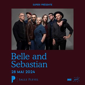 Belle and Sebastian en concert à Salle Pleyel en mai 2024