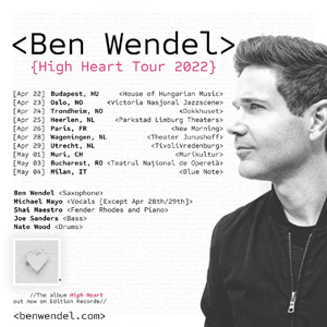 Ben Wendel Group en concert au New Morning en 2022