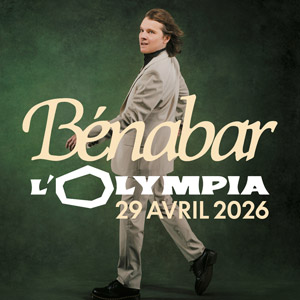Bénabar en concert à L'Olympia en avril 2026