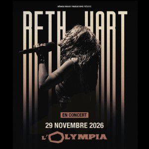 Beth Hart en concert L'Olympia en novembre 2026