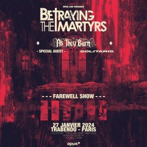 Betraying The Martyrs en concert au Trabendo en janvier 2024