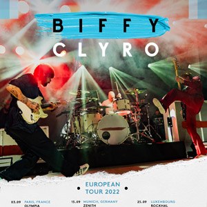 Biffy Clyro en concert à L'Olympia en septembre 2022