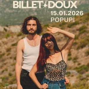 Billet Doux en concert Pop Up! en janvier 2026