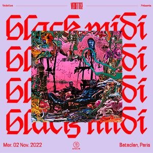 Black Midi en concert au Bataclan en 2022