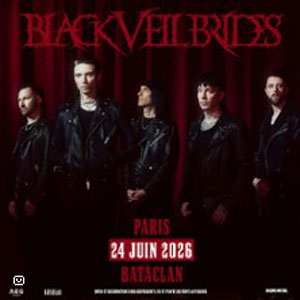 Black Veil Brides Concert Le Bataclan Paris 2026