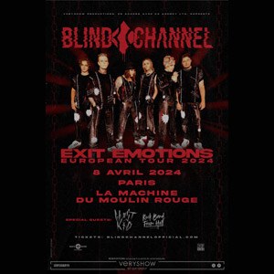Blind Channel en concert à La Machine du Moulin Rouge en 2024