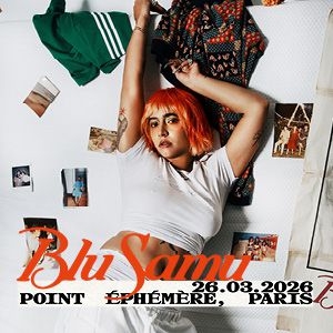 Blu Samu en concert Point Ephemere en mars 2026