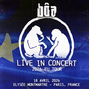 Bôa en concert Elysée Montmartre le 18 avril 2026
