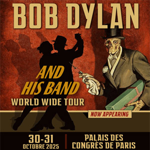 Bob Dylan en concert Palais des Congres en octobre 2025