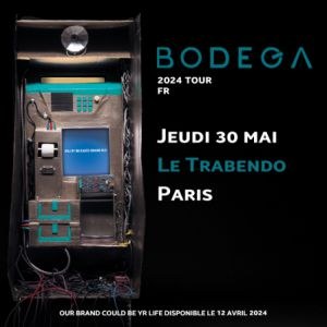 Bodega en concert au Trabendo en mai 2024