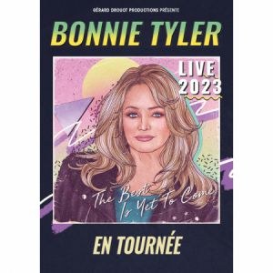 Bonnie Tyler Live 2023 à L'Olympia en décembre 2023