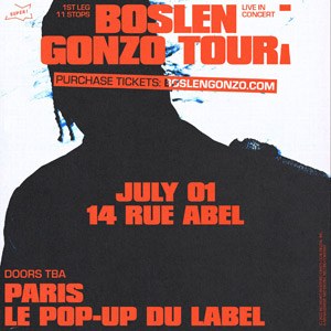 Boslen en concert au Pop Up! en juillet 2022