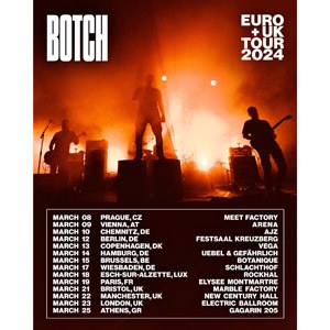 Botch en concert à l'Élysée Montmartre en mars 2024