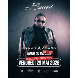 Bouss en concert Accor Arena le 29 mai 2026