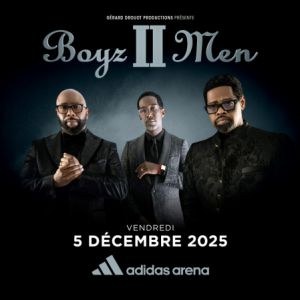 Boyz II Men en concert Adidas Arena le 5 décembre 2025