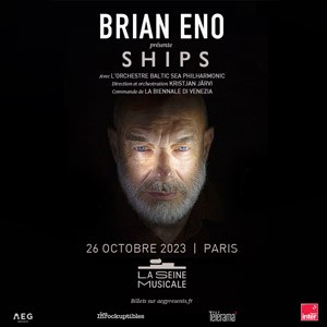 Brian Eno en concert à La Seine Musicale le 26 octobre 2023