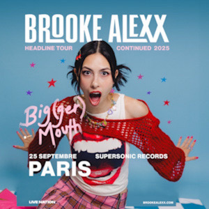 Brooke Alexx en concert Supersonic Records le 25 septembre 2025