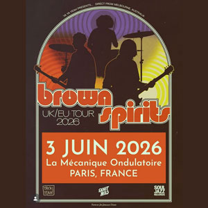 Brown Spirits Concert La Mecanique Ondulatoire Paris 2026