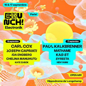 Brunch Electronik Paris 2023 à l'Hippodrome de Longchamp