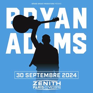 Bryan Adams en concert au Zénith de Paris en 2024