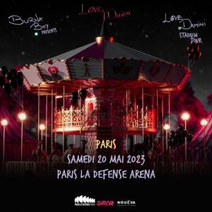 Burna Boy en concert à Paris La Défense Arena en mai 2023