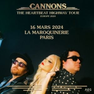 Cannons en concert à La Maroquinerie en mars 2024