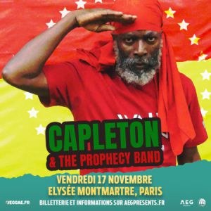 Capleton & The Prophecy Band à l'Elysée Montmartre le 17 novembre 2023