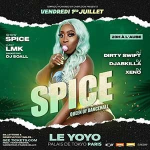 Carte blanche à Spice + Lmk + Dancehall party au Yoyo - Palais de Tokyo