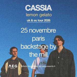 Cassia Concert Backstage By the Mill Paris 2026