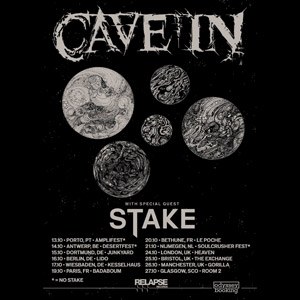 Cave In en concert au Badaboum en octobre 2022