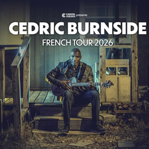 Cedric Burnside en concert New Morning le 26 mars 2026