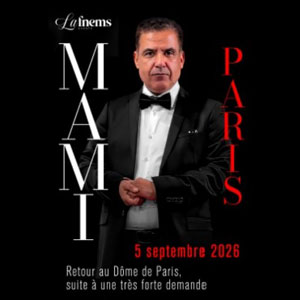 Cheb Mami Concert Dôme de Paris en septembre 2026