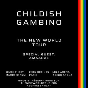 Childish Gambino en concert à l'Accor Arena en 2024