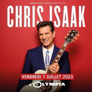 Chris Isaak en concert à L'Olympia en juillet 2023