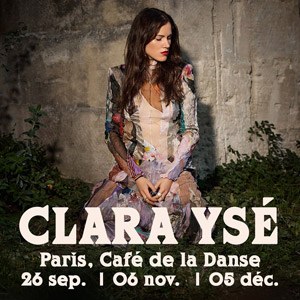 Clara Ysé en concert au Café de la Danse en décembre 2023