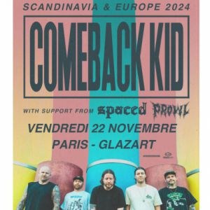 Comeback Kid en concert au Glazart en novembre 2024