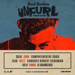Concert Asaf Avidan à Paris - Le Grand Rex le 4 novembre 2025