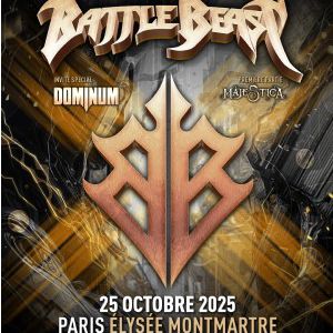 Concert Battle Beast à Paris - Elysée Montmartre, le 25 octobre 2025