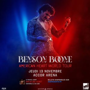 Concert Benson Boone à Paris - Accor Arena le 13 novembre 2025