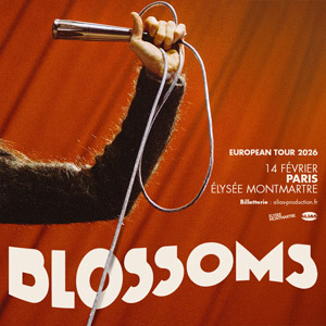 Concert Blossoms à Paris - Elysée Montmartre le 14 février 2026