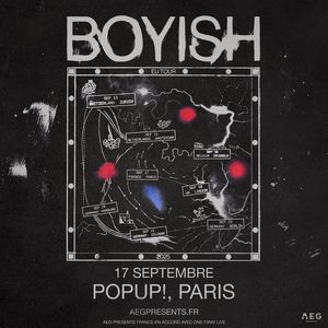 Concert Boyish à Paris - Pop Up! le 17 septembre 2025