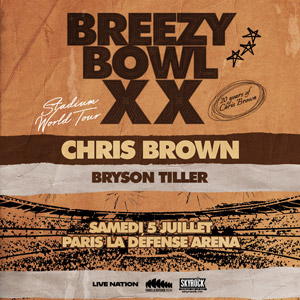Concert Chris Brown à Nanterre - Paris La Défense Arena, le 05 juillet 2025