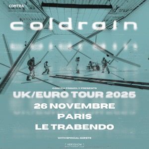 Concert Coldrain à Paris - Le Trabendo, le 26 novembre 2025