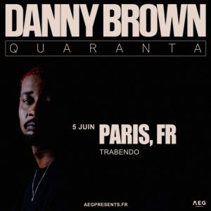 Concert Danny Brown à Paris Le Trabendo