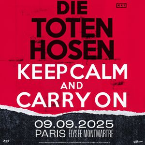 Concert Die Toten Hosen à Paris - Elysée Montmartre, le 09 septembre 2025